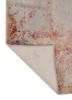 aprezo blue wool and bamboo silk hand knotted Rug - Backing Shot