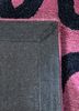 confetti pink and purple wool and viscose hand tufted Rug - Backing Shot confetti pink and purple wool and viscose hand tufted Rug - Backing Shot