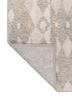 modo beige and brown wool hand tufted Rug - Backing Shot modo beige and brown wool hand tufted Rug - Backing Shot