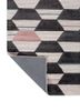 contour ivory wool and viscose hand tufted Rug - Backing Shot contour ivory wool and viscose hand tufted Rug - Backing Shot