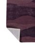 cera pink and purple wool and viscose hand tufted Rug - Backing Shot cera pink and purple wool and viscose hand tufted Rug - Backing Shot