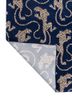 wild wanderlust blue wool and viscose hand tufted Rug - Backing Shot wild wanderlust blue wool and viscose hand tufted Rug - Backing Shot