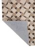 faces beige and brown wool and viscose hand tufted Rug - Backing Shot faces beige and brown wool and viscose hand tufted Rug - Backing Shot