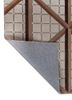 faces ivory wool and viscose hand tufted Rug - Backing Shot faces ivory wool and viscose hand tufted Rug - Backing Shot