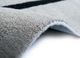 confetti gold wool and viscose hand tufted Rug - Backing Shot confetti gold wool and viscose hand tufted Rug - Backing Shot