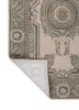 kora ivory wool and viscose hand tufted Rug - Backing Shot