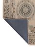 kora ivory wool and viscose hand tufted Rug - Backing Shot