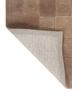 linear beige and brown wool and viscose hand tufted Rug - Backing Shot linear beige and brown wool and viscose hand tufted Rug - Backing Shot