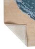 joy ivory wool and bamboo silk hand tufted Rug - Backing Shot joy ivory wool and bamboo silk hand tufted Rug - Backing Shot