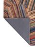 genesis red and orange wool and viscose hand tufted Rug - Backing Shot genesis red and orange wool and viscose hand tufted Rug - Backing Shot