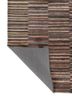 linear pink and purple wool and viscose hand tufted Rug - Backing Shot linear pink and purple wool and viscose hand tufted Rug - Backing Shot