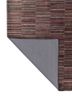 linear grey and black wool and viscose hand tufted Rug - Backing Shot linear grey and black wool and viscose hand tufted Rug - Backing Shot