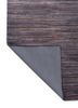 linear grey and black wool and viscose hand tufted Rug - Backing Shot linear grey and black wool and viscose hand tufted Rug - Backing Shot