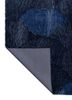 aurelia blue wool and viscose hand tufted Rug - Backing Shot