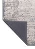 white noise blue wool and viscose hand tufted Rug - Backing Shot white noise blue wool and viscose hand tufted Rug - Backing Shot