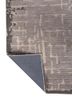 white noise grey and black wool and viscose hand tufted Rug - Backing Shot white noise grey and black wool and viscose hand tufted Rug - Backing Shot