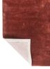 cera red and orange viscose hand tufted Rug - Backing Shot cera red and orange viscose hand tufted Rug - Backing Shot