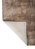 cera beige and brown viscose hand tufted Rug - Backing Shot
