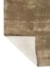 cera green viscose hand tufted Rug - Backing Shot