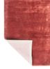 cera red and orange viscose hand tufted Rug - Backing Shot cera red and orange viscose hand tufted Rug - Backing Shot