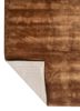 cera red and orange viscose hand tufted Rug - Backing Shot