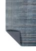 white noise blue wool and viscose hand tufted Rug - Backing Shot white noise blue wool and viscose hand tufted Rug - Backing Shot
