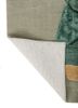 joy green wool and viscose hand tufted Rug - Backing Shot joy green wool and viscose hand tufted Rug - Backing Shot