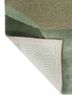 cera green wool and viscose hand tufted Rug - Backing Shot