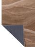 cera beige and brown wool and viscose hand tufted Rug - Backing Shot cera beige and brown wool and viscose hand tufted Rug - Backing Shot