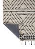 contour ivory wool hand tufted Rug - Backing Shot contour ivory wool hand tufted Rug - Backing Shot