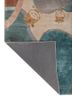 confetti grey and black viscose hand tufted Rug - Backing Shot confetti grey and black viscose hand tufted Rug - Backing Shot