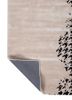 adrift ivory wool and viscose hand tufted Rug - Backing Shot adrift ivory wool and viscose hand tufted Rug - Backing Shot