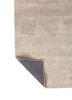 white noise beige and brown wool and viscose hand tufted Rug - Backing Shot white noise beige and brown wool and viscose hand tufted Rug - Backing Shot