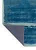 white noise blue wool and viscose hand tufted Rug - Backing Shot white noise blue wool and viscose hand tufted Rug - Backing Shot