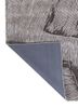 infini grey and black wool and viscose hand tufted Rug - Backing Shot