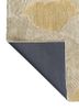 aurelia ivory wool and viscose hand tufted Rug - Backing Shot