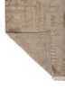 aprezo beige and brown wool hand knotted Rug - Backing Shot