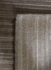 forme beige and brown  hand loom Rug - Backing Shot