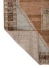 thyme red and orange wool hand knotted Rug - Backing Shot thyme red and orange wool hand knotted Rug - Backing Shot