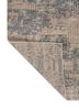 uvenuti beige and brown wool and bamboo silk hand knotted Rug - Backing Shot