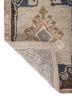 zuri beige and brown wool hand knotted Rug - Backing Shot zuri beige and brown wool hand knotted Rug - Backing Shot