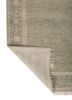 aprezo green wool hand knotted Rug - Backing Shot aprezo green wool hand knotted Rug - Backing Shot