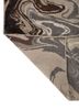 aprezo ivory wool and bamboo silk hand knotted Rug - Backing Shot aprezo ivory wool and bamboo silk hand knotted Rug - Backing Shot