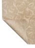 pansy ivory wool and bamboo silk hand knotted Rug - Backing Shot pansy ivory wool and bamboo silk hand knotted Rug - Backing Shot
