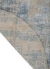 aprezo grey and black wool and bamboo silk hand knotted Rug - Backing Shot aprezo grey and black wool and bamboo silk hand knotted Rug - Backing Shot