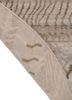manchaha ivory wool and bamboo silk hand knotted Rug - Backing Shot
