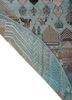 manchaha ivory wool and bamboo silk hand knotted Rug - Backing Shot