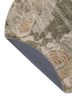 white noise gold wool and viscose hand tufted Rug - Backing Shot white noise gold wool and viscose hand tufted Rug - Backing Shot