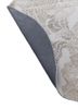 white noise ivory wool and viscose hand tufted Rug - Backing Shot white noise ivory wool and viscose hand tufted Rug - Backing Shot