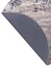 mythos grey and black wool and viscose hand tufted Rug - Backing Shot mythos grey and black wool and viscose hand tufted Rug - Backing Shot
